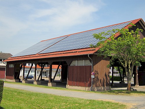 PV-Anlage Dreschschuppen
